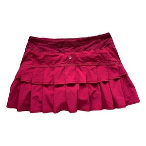 lululemon athletica Fuchsia Pleated Mini Skirt